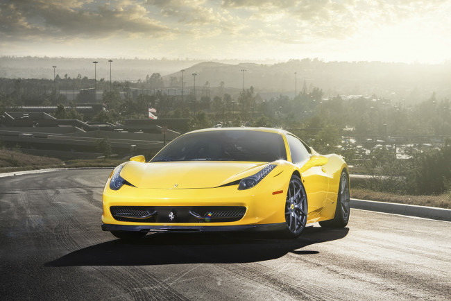 Обои картинки фото автомобили, ferrari, 458, supercar