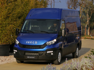 Картинка автомобили iveco синий 2014 van daily