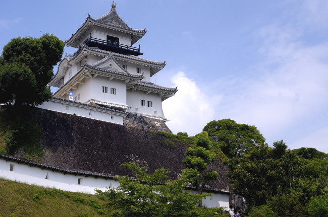 Обои картинки фото kakegawa castle, города, замки Японии, пагода