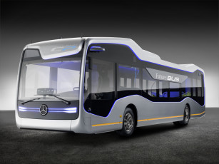 Картинка автомобили 3д 2016г future bus mercedes-benz