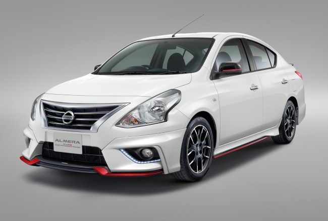 Обои картинки фото автомобили, nissan, datsun, 2016г, b17, nismo, almera