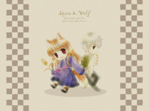 Картинка аниме spice and wolf