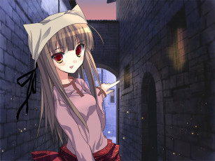 Картинка аниме spice and wolf