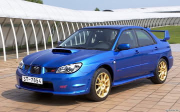 Картинка subaru impreza wrx sti old автомобили