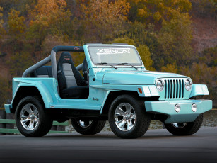 Картинка xenon jeep wrangler ww автомобили