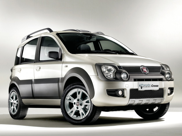 Обои картинки фото fiat, panda, natural, power, cross, автомобили