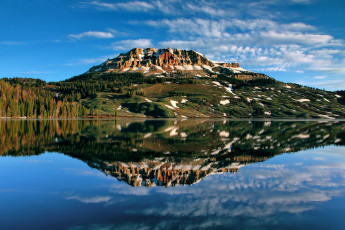 Картинка природа реки озера отражения вода озеро гора скалы небо