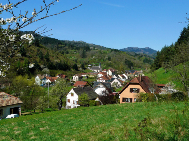 Обои картинки фото rombach, le, franc, франция, города, пейзажи