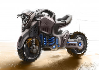 Картинка рисованные авто мото мотоцикл