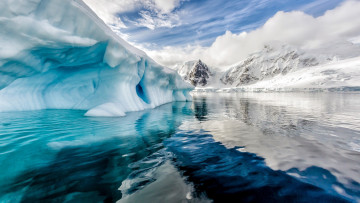Картинка природа айсберги+и+ледники лед