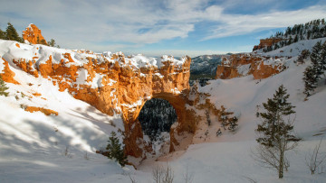 Картинка природа горы снег зима