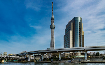 Картинка города токио+ япония телебашня
