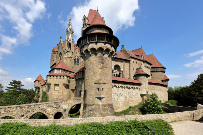 Обои картинки фото kreuzenstein castle, austria, города, замки австрии, kreuzenstein, castle