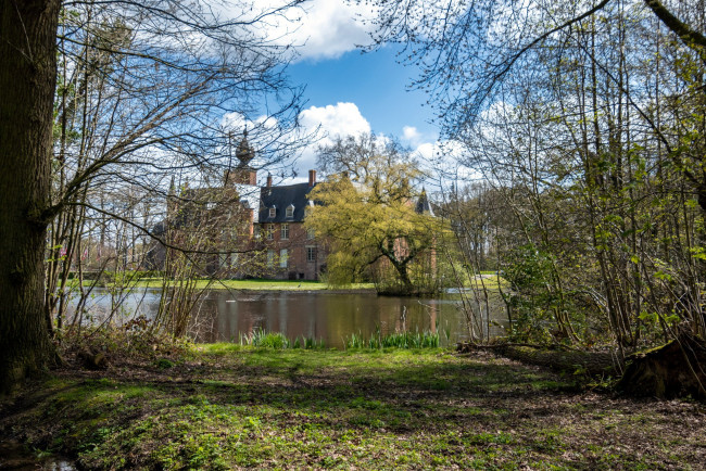 Обои картинки фото rumbeke castle, belgium, города, замки бельгии, rumbeke, castle