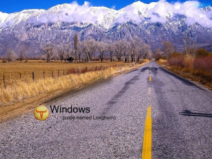 обоя компьютеры, windows, vista, longhorn