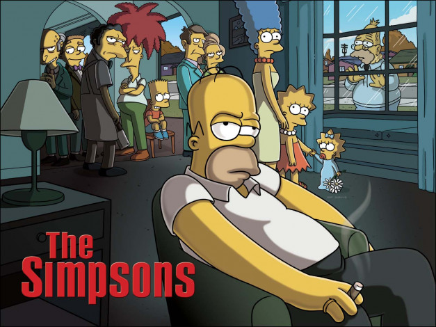 Обои картинки фото мультфильмы, the, simpsons