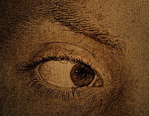 Картинка рисованные другое коричневый глаз