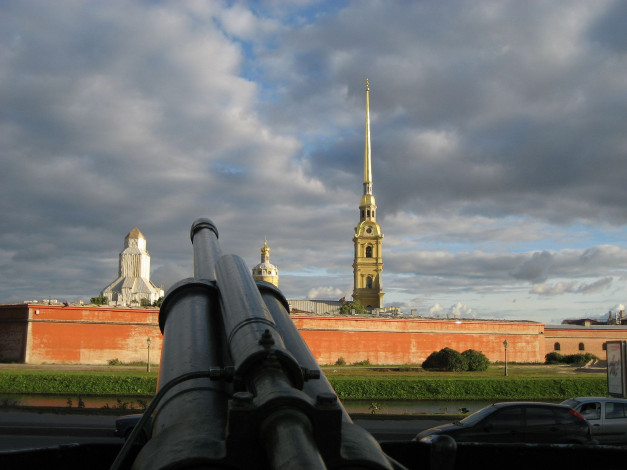 Обои картинки фото петропавловская, крепость, города, санкт, петербург, петергоф, россия