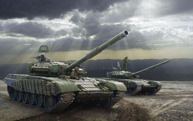 Обои картинки фото техника, военная, т-90, танк