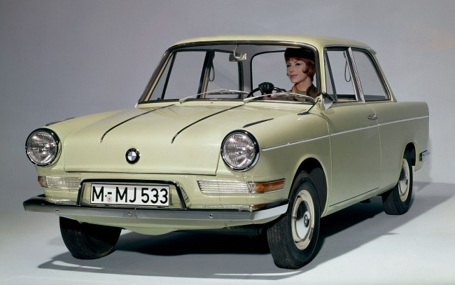 Обои картинки фото автомобили, bmw, классика, ретро, 1960, г, седан, bmw-700