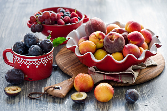 Обои картинки фото еда, фрукты, ягоды, абрикосы, персики, сливы