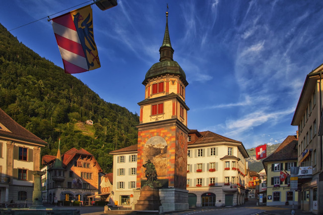 Обои картинки фото швейцария, альтдорф, города, улицы, площади, набережные