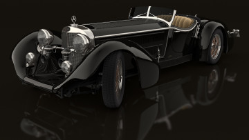 Картинка автомобили 3д mercedes 1930