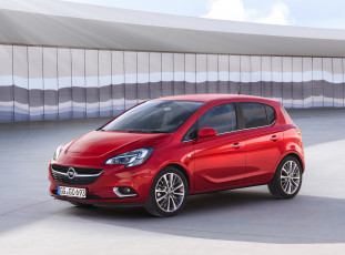 обоя 2015 opel corsa, автомобили, opel, corsa, красный