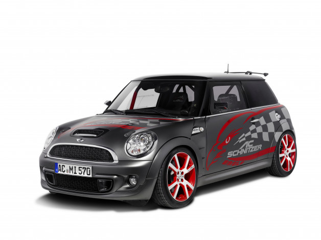 Обои картинки фото 2011 mini cooper s eagle , ac schnitzer, автомобили, mini, тюнинг, cooper, eagle, серый