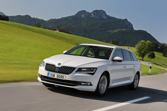 Картинка автомобили skoda greenline combi superb 2015г