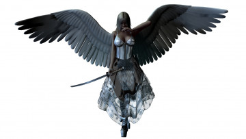 Картинка 3д+графика ангел+ angel оружие ангел