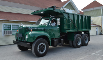 Картинка mack+b-61+tandem+dump автомобили mack тягач тяжелый грузовик седельный