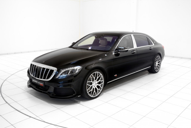 Обои картинки фото автомобили, brabus, 900, rocket, темный, 2015г, x222, 6-3, v12