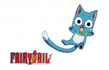 Картинка аниме fairy+tail кот