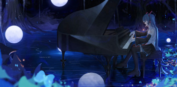 Картинка аниме vocaloid hatsune miku