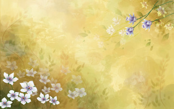 Картинка 3д+графика цветы+ flowers цветы фон