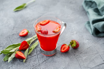 Картинка еда напитки +коктейль напиток клубника ягоды