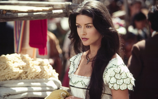 Обои картинки фото девушка, девушки, catherine zeta jones, модель