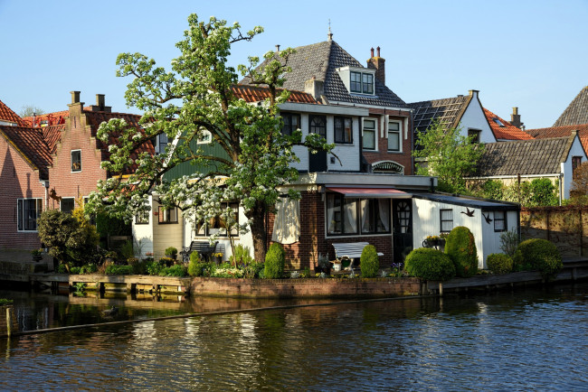 Обои картинки фото edam, netherlands, города, - здания,  дома