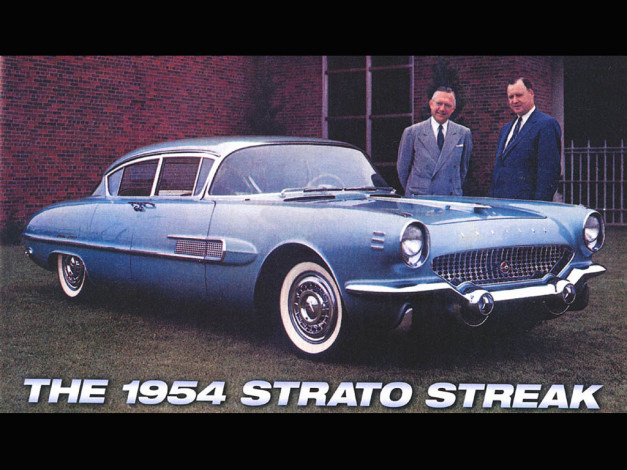 Обои картинки фото pontiac, staro, streak, 1954, автомобили