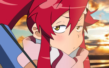 Картинка аниме tengen toppa gurren lagann yoko littner