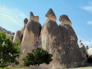 Картинка zelve turkiye природа камни минералы