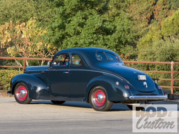 Обои картинки фото 1940, ford, deluxe, coupe, автомобили, классика