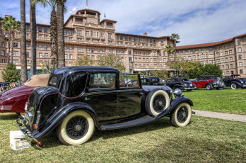 обоя 1933 rolls-royce barker sedanca de ville, автомобили, выставки и уличные фото, выставка, автошоу