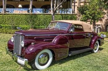 обоя 1938 cadillac v-16 fleetwood convertible coupe, автомобили, выставки и уличные фото, автошоу, выставка