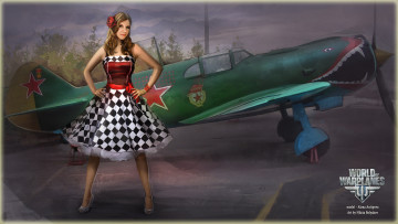 Картинка видео+игры world+of+warplanes симулятор онлайн игра world арт модель девушка warplanes of