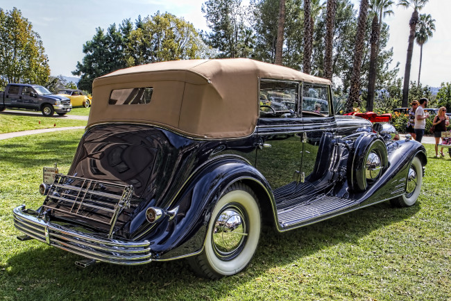 Обои картинки фото 1933 cadillac 452c convertible sedan, автомобили, выставки и уличные фото, выставка, автошоу