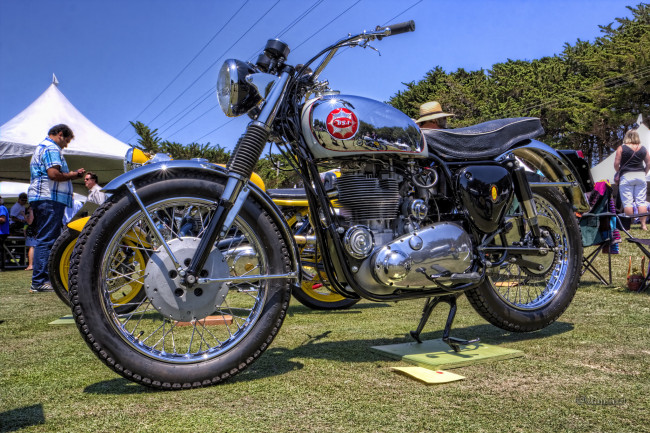 Обои картинки фото 1959 bsa goldstar, мотоциклы, bsa, байк