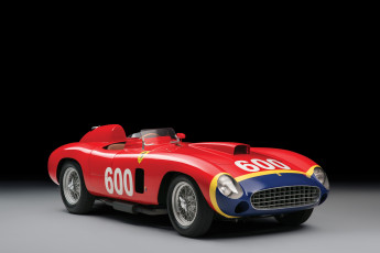 Картинка автомобили ferrari 290 mm scaglietti spyder красный