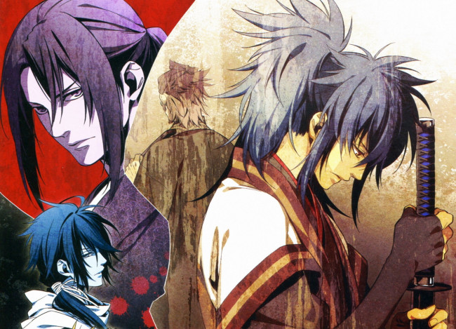 Обои картинки фото аниме, hakuouki, shinsengumi, kitan